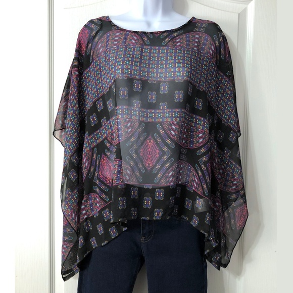 Jessica Simpson Batwing kimono blouse size XS - Picture 3 of 8